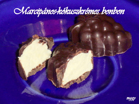 Marcipnos-kkuszkrmes bonbon