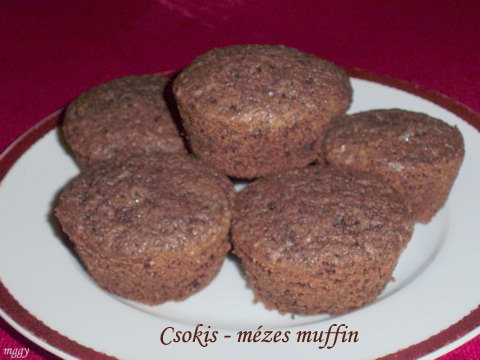 Csokis - mzes muffin
